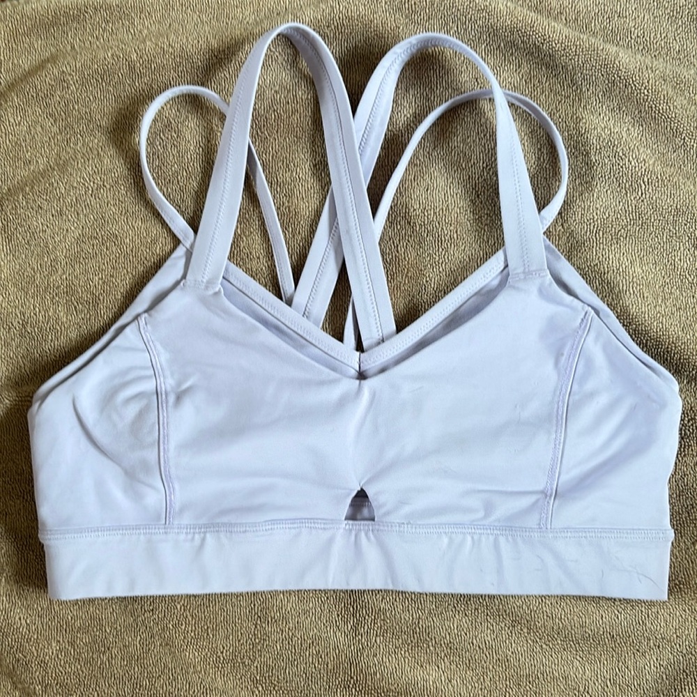 Pale purple Lululemon bra